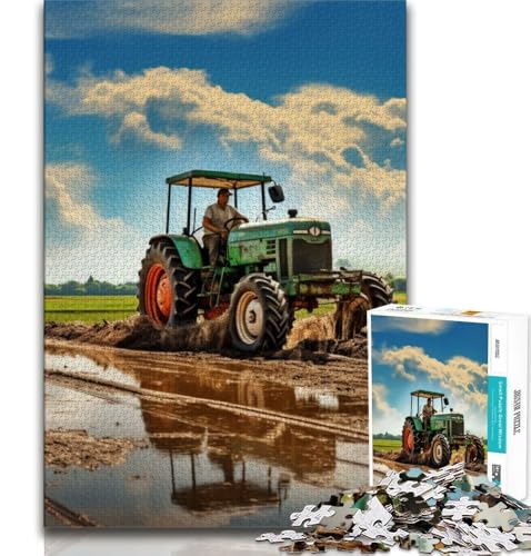 Traktor-Puzzle, 1000 Teile, für Erwachsene und Jugendliche, Spielzeug, Lernspiele, Stressabbau, tolle Geschenke und Spielzeuge, 38x26cm Traktor-Puzzle, 1000 Teile, für Erwachsene und Jugendliche, Spielzeug, Lernspiele, Stressabbau, tolle Geschenke und Spielzeuge, 38x26cm von FLKFDOZ