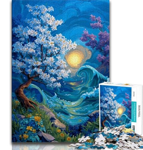 Trees by The Ocean Puzzle für Erwachsene und Jugendliche, 1000 Teile, Stressabbau, Zeitvertreib zu Hause, mit passendem Poster und Quizblatt, 38x52cm Trees by The Ocean Puzzle für Erwachsene und Jugendliche, 1000 Teile, Stressabbau, Zeitvertreib zu Hause, mit passendem Poster und Quizblatt, 38x52cm von FLKFDOZ