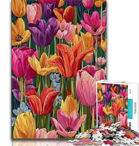 Tulpen-Puzzles für Erwachsene und Teenager, anspruchsvolles Spiel und Familienspiel, ganze Familie, 70x100cm Tulpen-Puzzles für Erwachsene und Teenager, anspruchsvolles Spiel und Familienspiel, ganze Familie, 70x100cm von FLKFDOZ