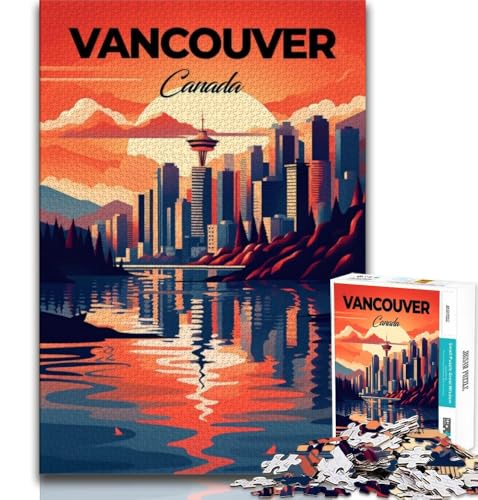 Vancouver-Reise-Puzzle mit Druckmotiv für Erwachsene und Jugendliche, anspruchsvolles Spiel und Familienspiel, ganze Familie, 50x75cm Vancouver-Reise-Puzzle mit Druckmotiv für Erwachsene und Jugendliche, anspruchsvolles Spiel und Familienspiel, ganze Familie, 50x75cm von FLKFDOZ