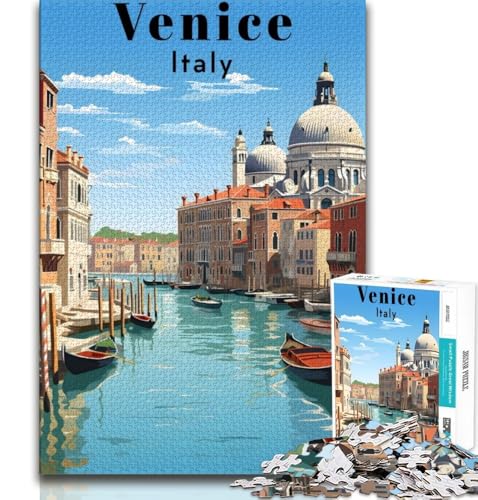 Venedig, Italien, Reise-Puzzle für Teenager, 2000-teiliges Puzzle, anspruchsvolles Spiel, Geschenke für die ganze Familie, 70x100cm Venedig, Italien, Reise-Puzzle für Teenager, 2000-teiliges Puzzle, anspruchsvolles Spiel, Geschenke für die ganze Familie, 70x100cm von FLKFDOZ