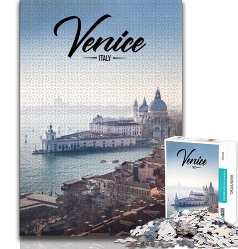 Venedig-Puzzle, 1000 Teile, für Erwachsene, anspruchsvoll zu vervollständigen, Aber unterhaltsam und humorvoll, einzigartige Heimdekoration und Geschenke, 50x75cm Venedig-Puzzle, 1000 Teile, für Erwachsene, anspruchsvoll zu vervollständigen, Aber unterhaltsam und humorvoll, einzigartige Heimdekoration und Geschenke, 50x75cm von FLKFDOZ