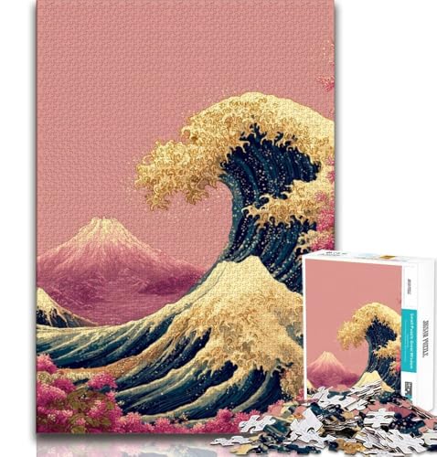 Wellen-Puzzle im japanischen Stil für Erwachsene, 2000-teiliges Puzzle, Denkspiel, Wanddekoration, einzigartige Geburtstags, 70x100cm Wellen-Puzzle im japanischen Stil für Erwachsene, 2000-teiliges Puzzle, Denkspiel, Wanddekoration, einzigartige Geburtstags, 70x100cm von FLKFDOZ