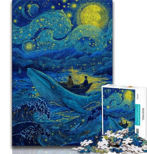 Weltraumwal-Puzzles für Erwachsene und Jugendliche, anspruchsvolles Spiel und Familienspiel, ganze Familie, 38x52cm Weltraumwal-Puzzles für Erwachsene und Jugendliche, anspruchsvolles Spiel und Familienspiel, ganze Familie, 38x52cm von FLKFDOZ