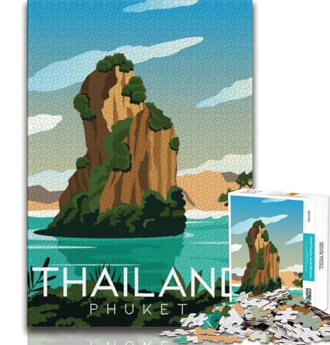 Weltreise-Poster-Puzzle 1000 Teile für Teenager-Geschenke, Quizspiel, Wanddekoration, einzigartige Geburtstags, 38x26cm Weltreise-Poster-Puzzle 1000 Teile für Teenager-Geschenke, Quizspiel, Wanddekoration, einzigartige Geburtstags, 38x26cm von FLKFDOZ