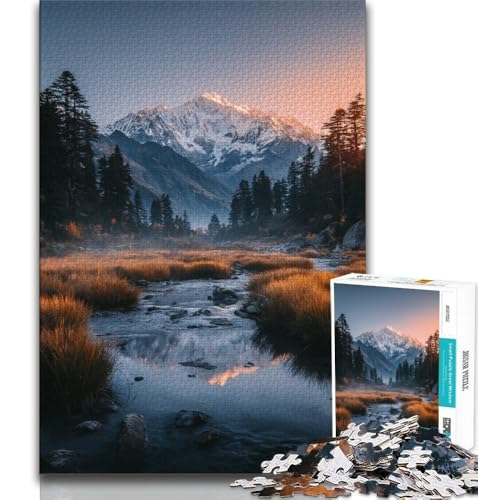 Wunderschöne Berge und Seen, 1000-teiliges Puzzle für Erwachsene, Geschenke, dekomprimierendes intellektuelles Lernspielzeug, Geburtstagsgeschenk, Geschenke, Wandkunst, 38x26cm Wunderschöne Berge und Seen, 1000-teiliges Puzzle für Erwachsene, Geschenke, dekomprimierendes intellektuelles Lernspielzeug, Geburtstagsgeschenk, Geschenke, Wandkunst, 38x26cm von FLKFDOZ