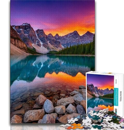 Wunderschöne Berge und Seen, 1000-teiliges Puzzle für Teenager, Spielzeug, Lernspiele, Stressabbau, Wunschliste mit Weihnachtsmann, 38x26cm Wunderschöne Berge und Seen, 1000-teiliges Puzzle für Teenager, Spielzeug, Lernspiele, Stressabbau, Wunschliste mit Weihnachtsmann, 38x26cm von FLKFDOZ