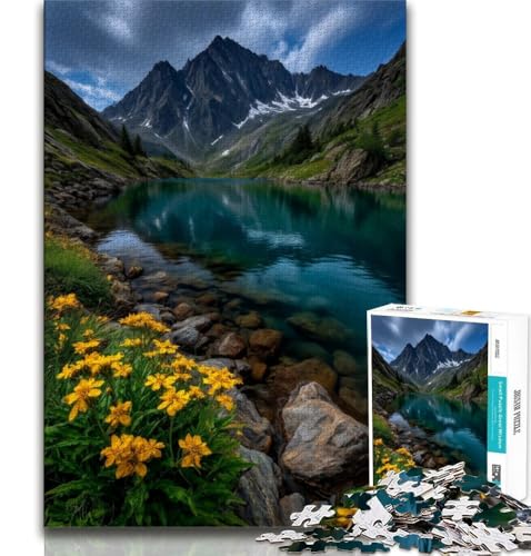Wunderschöne Berge und Seen Puzzle 1000 Teile für Erwachsene Geschenke, anspruchsvoll zu vervollständigen, Aber lustig und humorvoll Einzigartige Heimdekoration und Geschenke 50x75cm Wunderschöne Berge und Seen Puzzle 1000 Teile für Erwachsene Geschenke, anspruchsvoll zu vervollständigen, Aber lustig und humorvoll Einzigartige Heimdekoration und Geschenke 50x75cm von FLKFDOZ