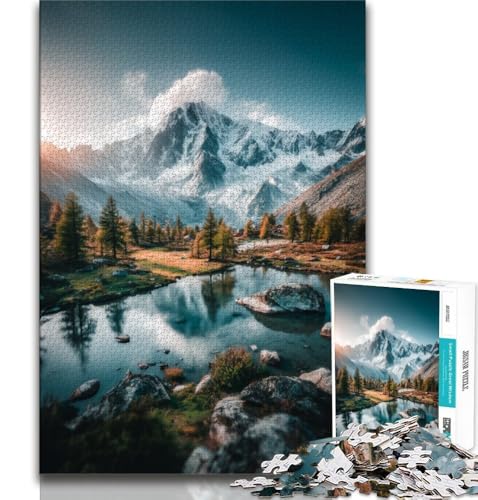 Wunderschöne Berge und Seen Puzzle für Erwachsene 1000 Teile Puzzle, Denkspiel Wanddekoration Einzigartige Geburtstags 38x52cm Wunderschöne Berge und Seen Puzzle für Erwachsene 1000 Teile Puzzle, Denkspiel Wanddekoration Einzigartige Geburtstags 38x52cm von FLKFDOZ