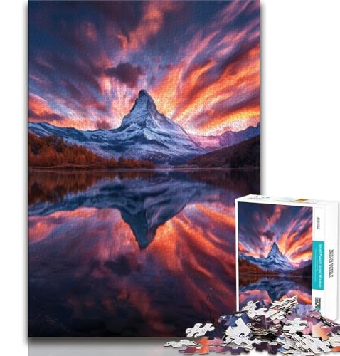 Wunderschöne Berge und Seen-Puzzles für Erwachsene, 1000 Teile, anspruchsvoll zu vervollständigen, Aber unterhaltsames und humorvolles Lernspiel zum Geburtstag, 38x26cm Wunderschöne Berge und Seen-Puzzles für Erwachsene, 1000 Teile, anspruchsvoll zu vervollständigen, Aber unterhaltsames und humorvolles Lernspiel zum Geburtstag, 38x26cm von FLKFDOZ