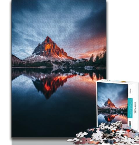 Wunderschöne Berge und Seen-Puzzles für Erwachsene, 1000 Teile, anspruchsvoll zu vervollständigen, Aber unterhaltsames und humorvolles Lernspiel zum Geburtstag, 38x52cm Wunderschöne Berge und Seen-Puzzles für Erwachsene, 1000 Teile, anspruchsvoll zu vervollständigen, Aber unterhaltsames und humorvolles Lernspiel zum Geburtstag, 38x52cm von FLKFDOZ