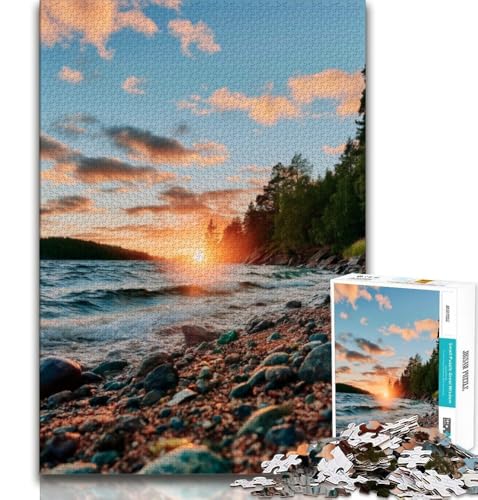 Wunderschöne Berge und Seen Puzzles für Teenager, 1000 Teile Puzzle, Lernspiele, Heimdekoration, Geschenk für die ganze Familie, 38x52cm Wunderschöne Berge und Seen Puzzles für Teenager, 1000 Teile Puzzle, Lernspiele, Heimdekoration, Geschenk für die ganze Familie, 38x52cm von FLKFDOZ