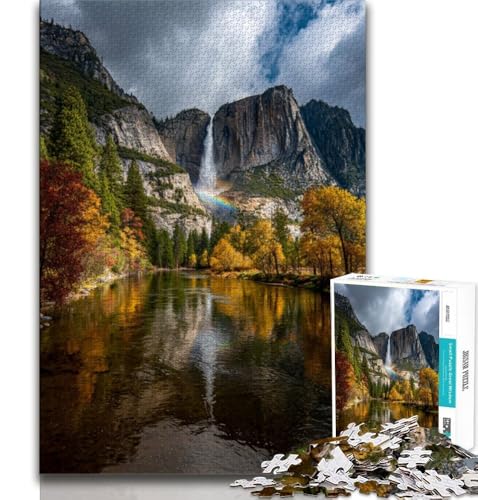 Wunderschönes Bergfluss-Puzzle für Erwachsene, 1000-teiliges Puzzle, Denkspiel, Wanddekoration, einzigartige Geburtstags, 38x52cm Wunderschönes Bergfluss-Puzzle für Erwachsene, 1000-teiliges Puzzle, Denkspiel, Wanddekoration, einzigartige Geburtstags, 38x52cm von FLKFDOZ