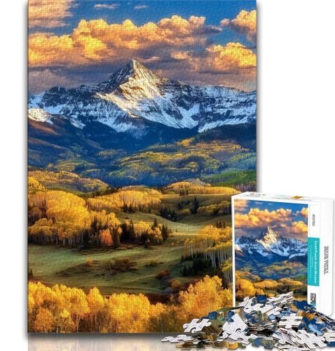 Wunderschönes Puzzle mit Bergfluss, 1000 Teile, für Teenager, Geschenke, Spielzeug, Lernspiele, Stressabbau, tolle Geschenke und Spielzeuge, 50x75cm Wunderschönes Puzzle mit Bergfluss, 1000 Teile, für Teenager, Geschenke, Spielzeug, Lernspiele, Stressabbau, tolle Geschenke und Spielzeuge, 50x75cm von FLKFDOZ