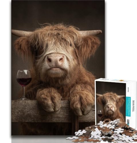Yak-Puzzles für Erwachsene und Teenager, anspruchsvolles Spiel und Familienspiel, ganze Familie, 38x26cm Yak-Puzzles für Erwachsene und Teenager, anspruchsvolles Spiel und Familienspiel, ganze Familie, 38x26cm von FLKFDOZ