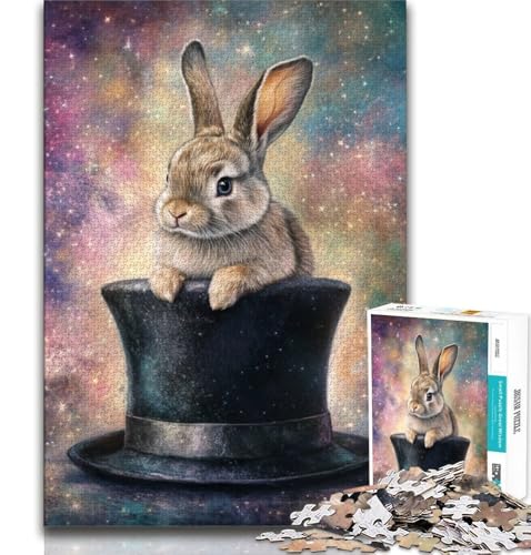 Zauberhut-Puzzle für Erwachsene, 1000 Teile, anspruchsvolles Spiel und Familienspiel, ganze Familie, 50x75cm Zauberhut-Puzzle für Erwachsene, 1000 Teile, anspruchsvolles Spiel und Familienspiel, ganze Familie, 50x75cm von FLKFDOZ