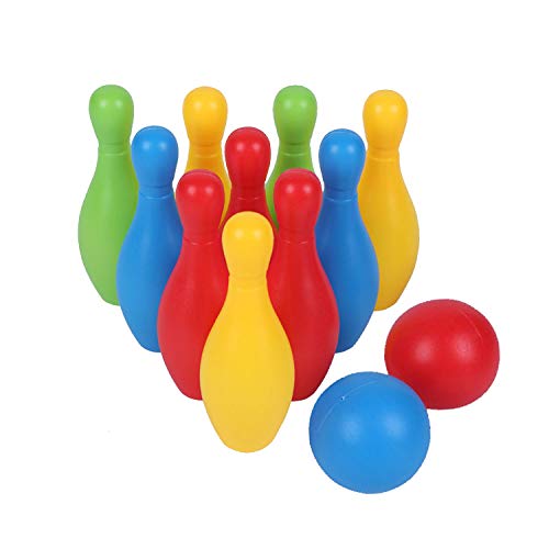 FLORMOON Bowling-Spiele 10 stücke Indoor Bowling Spiel Für Draußen Lustige Plastik Pädagogische Spielzeug Familie Sportspiele Für Alter 2 3 4 5 6 Jahre Kleinkind Kinder Mädchen FLORMOON Bowling-Spiele 10 stücke Indoor Bowling Spiel Für Draußen Lustige Plastik Pädagogische Spielzeug Familie Sportspiele Für Alter 2 3 4 5 6 Jahre Kleinkind Kinder Mädchen von FLORMOON