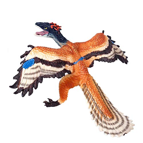 FLORMOON Dinosaurier Spielzeug - Realistisch Archaeopteryx Dinosaurier- Plastik Dinosaurier Figuren - Geburtstagstorte Dekoration, Partyzubehör für Kinder(Kleine Größe) von JOKFEICE