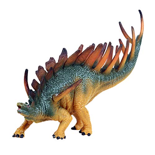 FLORMOON Dinosaurier Spielzeug - Realistisch Kentrosaurus Dinosaurier- Plastik Dinosaurier Figuren - Geburtstagstorte Dekoration, Partyzubehör für Kinder(Grün) von FLORMOON