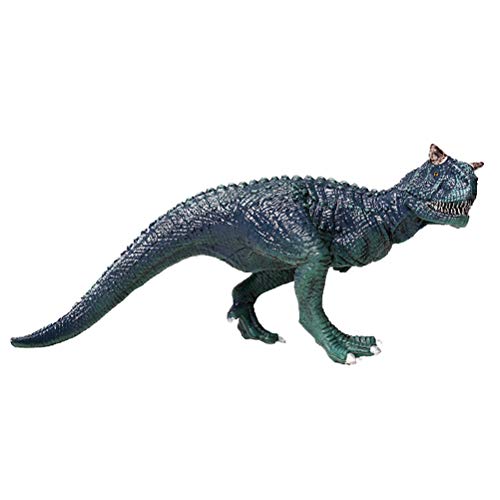 FLORMOON Dinosaurier Spielzeug - Realistisch Kind Carnotaurus Dinosaurier- Plastik Dinosaurier Figuren - Geburtstagstorte Dekoration, Partyzubehör für Kinder(Blau) von FLORMOON