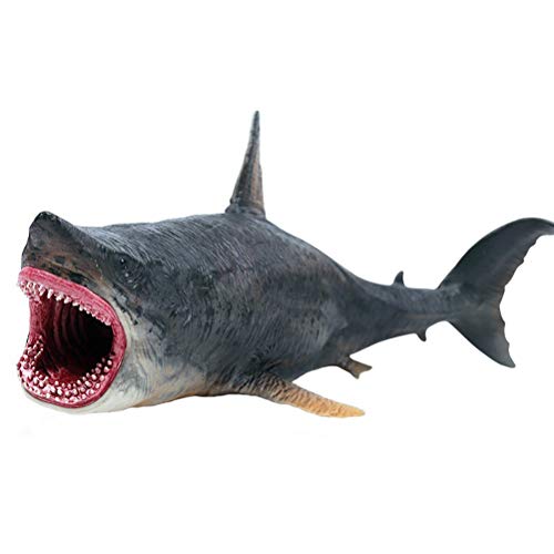 FLORMOON Tierfiguren Spielzeuge Megalodon Wal-Figur Realistisch Handgemalt Hai-Figur Tiere Actionfiguren Dekorative Sammlung Geschenk für Kinder von FLORMOON