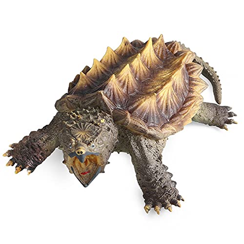 JOKFEICE Tierfiguren Realistische Alligator-Schildkröte Action-Modell Wissenschaftsprojekt, Lernspielzeug, Geburtstagsgeschenk, Kuchenaufsatz für Kinder von FLORMOON