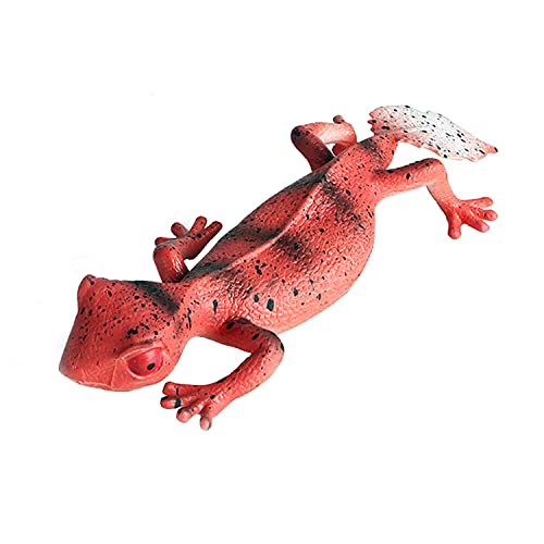 JOKFEICE Tierfiguren Realistische Blatt Schwanz Gecko Action Modell Wissenschaft Projekt Lernen Lernspielzeug Geburtstagsgeschenk Kuchen Topper für Kinder von FLORMOON