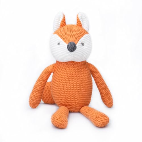 FLUFFYFUN 100% Bio-Baumwolle Kuscheltier Baby Fuchs Orange18cm, stofftier für Neugeborene FLUFFYFUN 100% Bio-Baumwolle Kuscheltier Baby Fuchs Orange18cm, stofftier für Neugeborene von FLUFFYFUN
