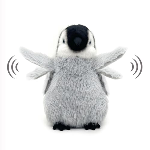 FLUFFYFUN Baby Pinguin Kuscheltier 25cm mit Schlagen Flügel Funktion | interaktives Spielzeug Geschenk für Kinder, Mädchen & Jungen FLUFFYFUN Baby Pinguin Kuscheltier 25cm mit Schlagen Flügel Funktion | interaktives Spielzeug Geschenk für Kinder, Mädchen & Jungen von FLUFFYFUN