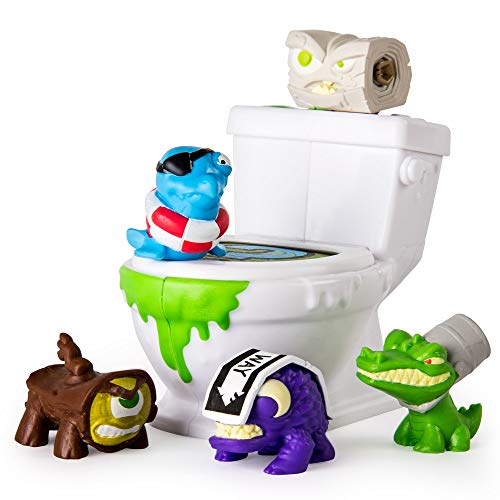 FLUSH FORCE 6037315-5er - Set, Klo - Set mit 2 Figuren, zum Sammeln von FLUSH FORCE