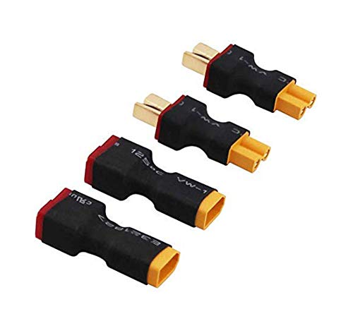 FLY RC 4 St. XT30 XT-30 zu T-Stecker Deans Style Männliche Weiblichen Stecker Adapter von FLY RC