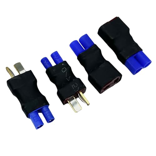 2 Paar T-Stecker Stil auf EC2 männlich weiblich RC Stecker Adapter für RC Lipo Batterieanschlüsse 2 Paar T-Stecker Stil auf EC2 männlich weiblich RC Stecker Adapter für RC Lipo Batterieanschlüsse von FLY RC