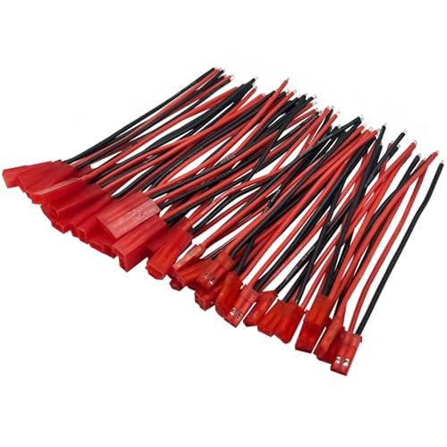 20 Paar 100 mm 20 AWG männlich weiblich Stecker JST Stecker Kabel für RC BEC Akku Hubschrauber DIY FPV-Drohne Quadcopter von FLY RC