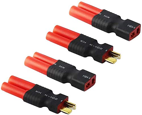 2Paare HXT 4,0 mm Drahtlose Stecker Adapter zu Deans T Weiblich Männlichen für FPV Brushless RC Lipo Batterie Zippy 2Paare HXT 4,0 mm Drahtlose Stecker Adapter zu Deans T Weiblich Männlichen für FPV Brushless RC Lipo Batterie Zippy von FLY RC