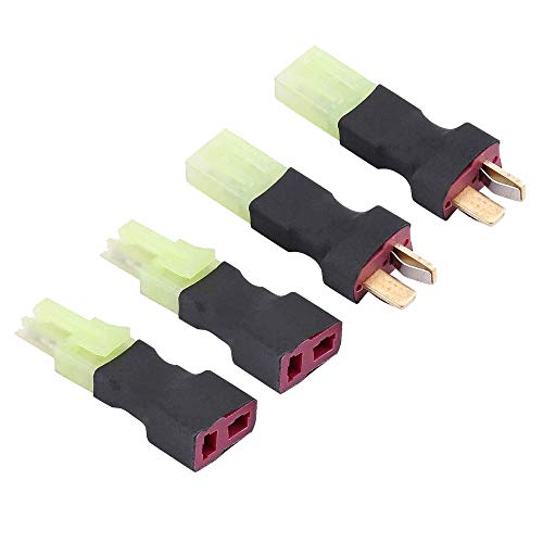 4pcs Mini T Stecker männlich zu weiblich und T Stecker weiblich zu männlich Stecker Adapter Compatible with Tamiya Stecker 4pcs Mini T Stecker männlich zu weiblich und T Stecker weiblich zu männlich Stecker Adapter Compatible with Tamiya Stecker von FLY RC