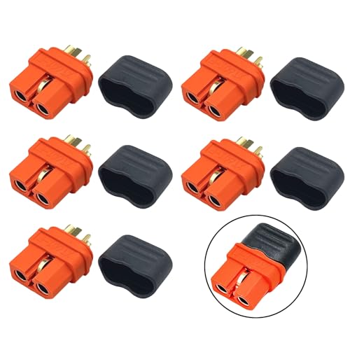5Pcs XT60i XT60I-F Stecker weiblicher Stecker mit Mantelgehäuse für RC Lipo Batterie FPV Drohne Solarbatterien 5Pcs XT60i XT60I-F Stecker weiblicher Stecker mit Mantelgehäuse für RC Lipo Batterie FPV Drohne Solarbatterien von FLY RC