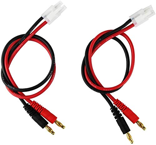 FLY RC 2 Stück BigTamiya Ladekabelanschluss an 4.0 4mm Bananenstecker Balance Ladekabel 14awg 30cm für RC Helicopter Quadcopter Lipo Batterie FLY RC 2 Stück BigTamiya Ladekabelanschluss an 4.0 4mm Bananenstecker Balance Ladekabel 14awg 30cm für RC Helicopter Quadcopter Lipo Batterie von FLY RC