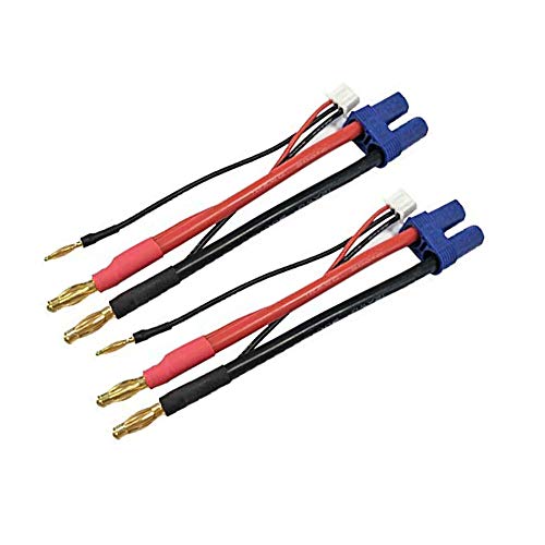 2 Stück EC5 Buchse Stecker zu 4.0mm 4mm Bullet Männlich Stecker Bananenstecker mit 2S Lipo JST-XH Balance Stecker Adapterkabel auf 2.0mm 2mm Bullet Stecker 2 Stück EC5 Buchse Stecker zu 4.0mm 4mm Bullet Männlich Stecker Bananenstecker mit 2S Lipo JST-XH Balance Stecker Adapterkabel auf 2.0mm 2mm Bullet Stecker von FLY RC