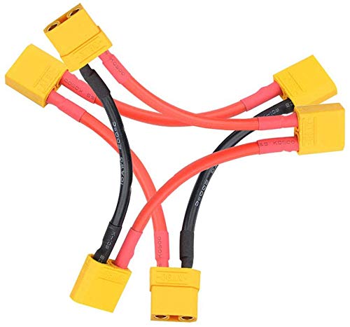 FLY RC 2pcs XT90 Adapter Goldstecker Male Female Lipo Akku Ladekabel Serie Reihe Seriell Kabel Buchse auf 2 Stecker Adapterkabel FLY RC 2pcs XT90 Adapter Goldstecker Male Female Lipo Akku Ladekabel Serie Reihe Seriell Kabel Buchse auf 2 Stecker Adapterkabel von FLY RC