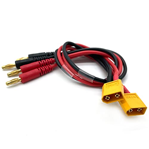 FLY RC 2 stücke xt60 stecker ladeadapter 4mm bananenstecker ladekabel für rc Hubschrauber Quadcopter Batterie von FLY RC