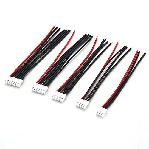 FLY RC 10pcs 2s-6s Balance Ladegerät Silikon Stecker Kabel Draht JST-XH Stecker Adapter RC Batterie (2 stücke jeder) von FLY RC