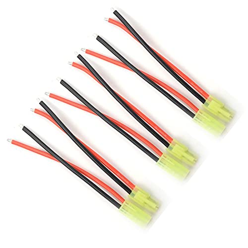 FLY RC 3 Pairs Compatible for Mini Tamiya Männlich Weiblich Stecker Adapter Kabel 14awg 10 cm für RC Auto Lipo Batterieladung von FLY RC