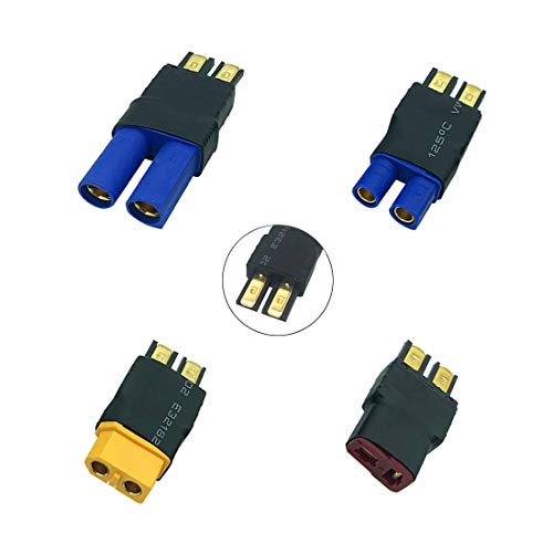 FLY RC 4PCS LiPo-Batterie Traxxas TRX-Stecker auf EC3 / Deans T / XT60 / EC5-Buchse Adapter für RC LiPo-Batterie ESC FLY RC 4PCS LiPo-Batterie Traxxas TRX-Stecker auf EC3 / Deans T / XT60 / EC5-Buchse Adapter für RC LiPo-Batterie ESC von FLY RC