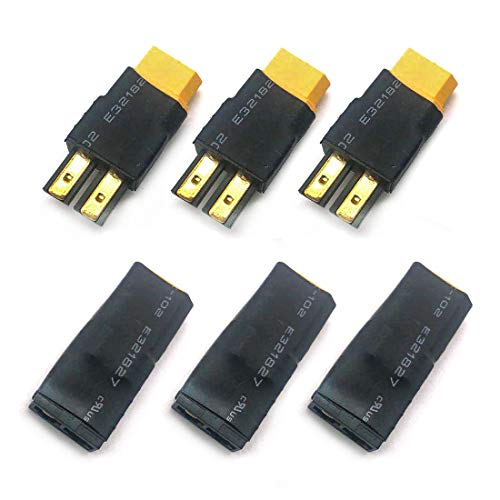FLY RC 6 Stück XT60 an Traxxas Stecker Stecker Buchse Adapter Kompaktleuchte Drahtloser Netzstecker Adapter Anschluss UAV RC Modellauto Flugzeugbatterie FLY RC 6 Stück XT60 an Traxxas Stecker Stecker Buchse Adapter Kompaktleuchte Drahtloser Netzstecker Adapter Anschluss UAV RC Modellauto Flugzeugbatterie von FLY RC