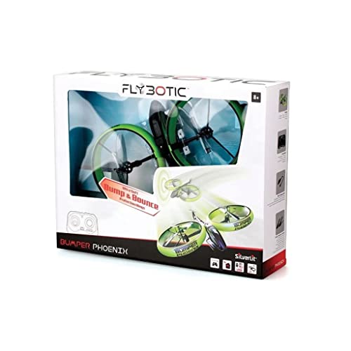 FLYBOTIC 84814 Bumper Phoenix by Silverlit, stoßfest, 34 cm, Helikopter, wiederbefüllbar, automatische Ab- und Abschaltung, Stationär, Flugspielzeug für Kinder, ab 8 Jahren FLYBOTIC 84814 Bumper Phoenix by Silverlit, stoßfest, 34 cm, Helikopter, wiederbefüllbar, automatische Ab- und Abschaltung, Stationär, Flugspielzeug für Kinder, ab 8 Jahren von FLYBOTIC