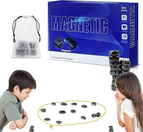 FLYGRRIV Magnetisches Schachspiel,Tragbares Magnetspiel,Puzzle Checkers Spiel-Reisen Schach Magnetisch,Magnet Schach Tischspiele,Anwendbar auf Partyspiele mit der Familie FLYGRRIV Magnetisches Schachspiel,Tragbares Magnetspiel,Puzzle Checkers Spiel-Reisen Schach Magnetisch,Magnet Schach Tischspiele,Anwendbar auf Partyspiele mit der Familie von FLYGRRIV
