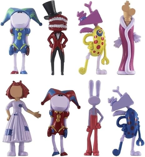 Mini Anime Figuren Set, 8 Stück Mini Figuren Zirkus, Circus Figuren Spielzeug, Anime Zirkusspielzeug, Mini-Figuren Dekoration Set, Diy Desktop Ornaments Kuchen Topper Topfpflanzen Mikrolandschaft Mini Anime Figuren Set, 8 Stück Mini Figuren Zirkus, Circus Figuren Spielzeug, Anime Zirkusspielzeug, Mini-Figuren Dekoration Set, Diy Desktop Ornaments Kuchen Topper Topfpflanzen Mikrolandschaft von FLYIFE