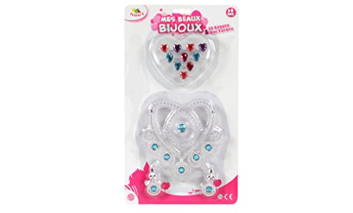 FLYPOP'S Schmuckset und 10 Ringe aus Edelsteinen – 014208LIN – Farbe: Rot, Violett, Blau und Rosa – 10 cm – Kunststoff – ab 3 Jahren FLYPOP'S Schmuckset und 10 Ringe aus Edelsteinen – 014208LIN – Farbe: Rot, Violett, Blau und Rosa – 10 cm – Kunststoff – ab 3 Jahren von FLYPOP'S