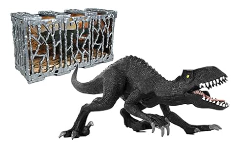 FLYPOP'S - Cage - Dinosaur - 033068 - Green or Black - Plastic - 25 cm - Ages 3+ von FLYPOP'S