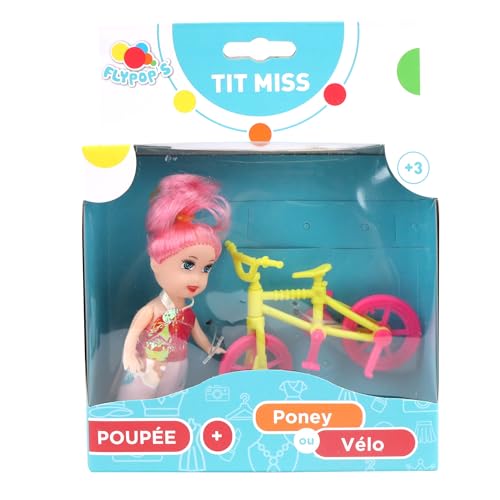 Flypop's - Mini-Puppe - Kinderspielzeug - 070506LIN - Zufälliges Modell - Mannequin - Kunststoff - Puppe - Mannequin - 12 cm x 4,5 cm - Ab 3 Jahren von Flypop's